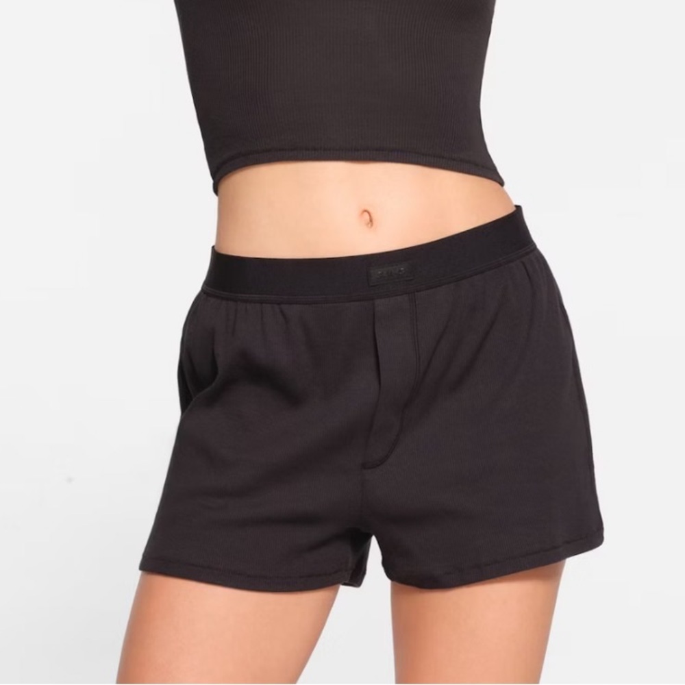 NWT Skims Cotton Rib Loose Boxers